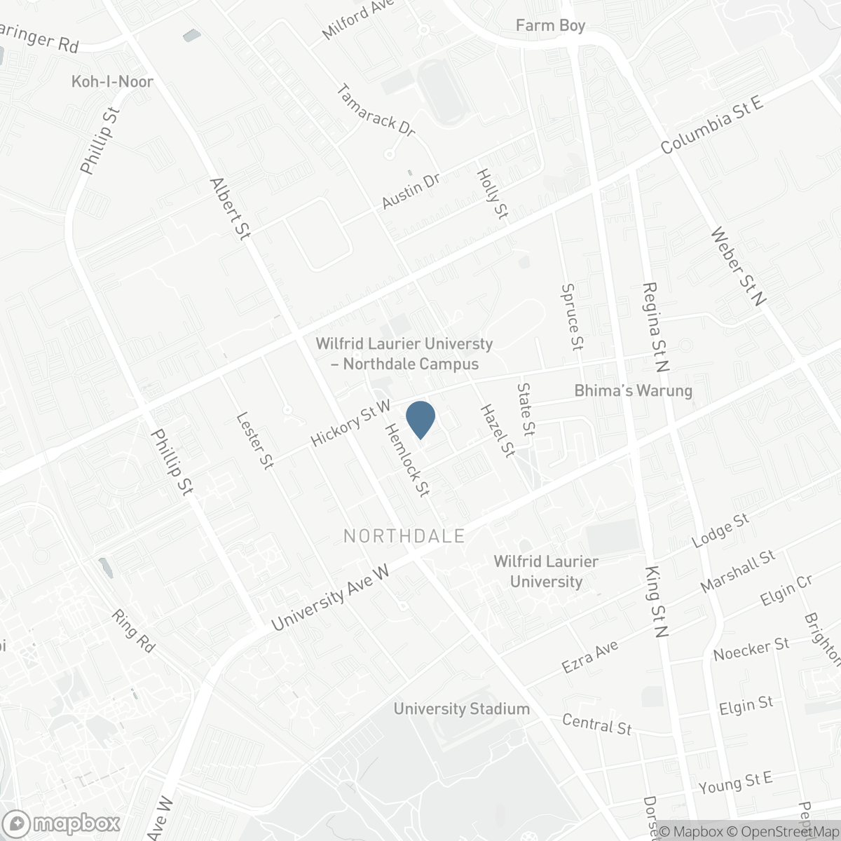 275 LARCH Street Unit# H108, Waterloo, Ontario N2L 3R2